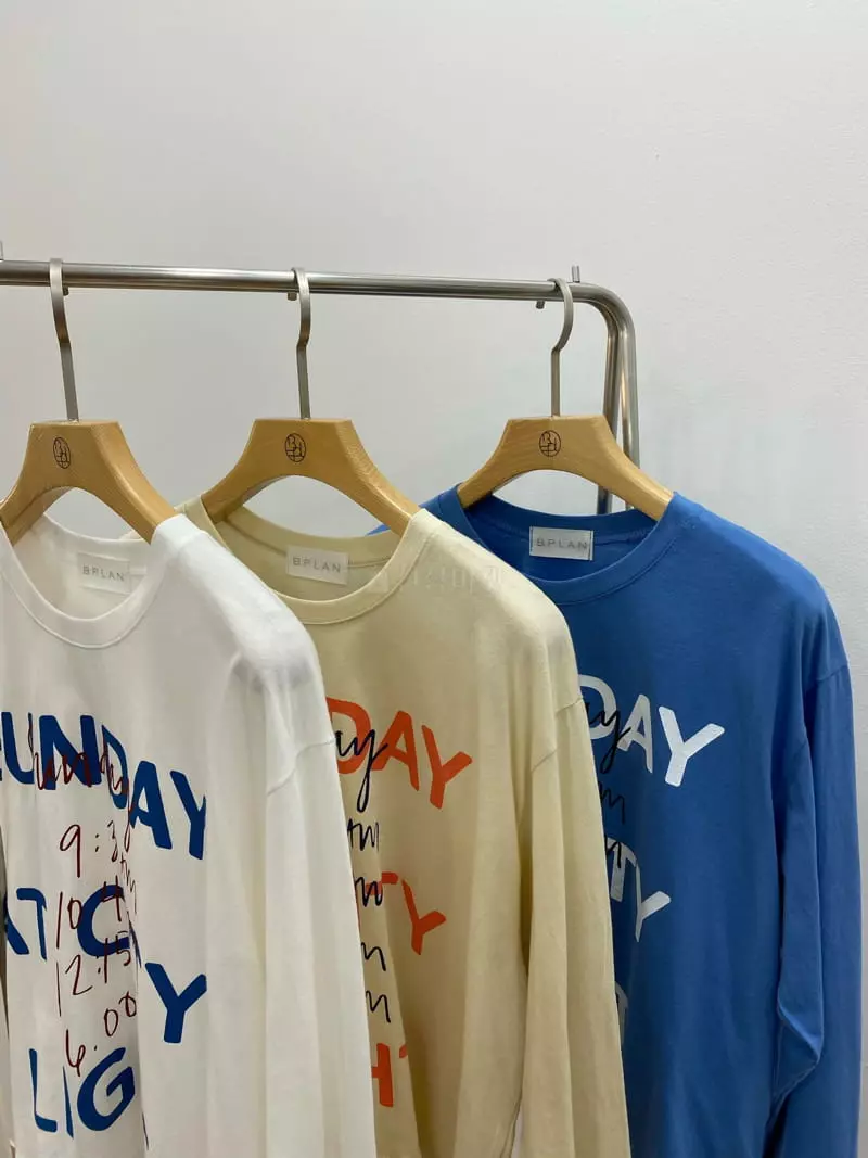 Bplan - Korean Women Fashion - #womensfashion - Sunday Tee