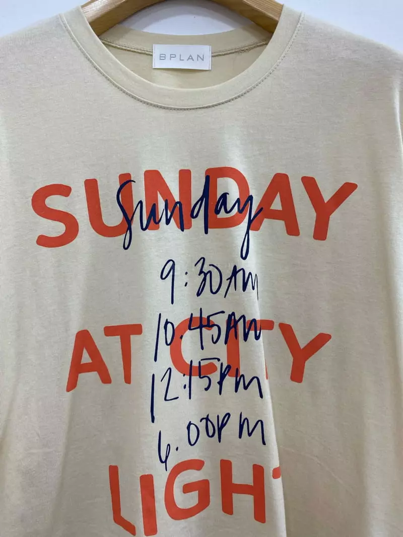 Bplan - Korean Women Fashion - #womensfashion - Sunday Tee - 5
