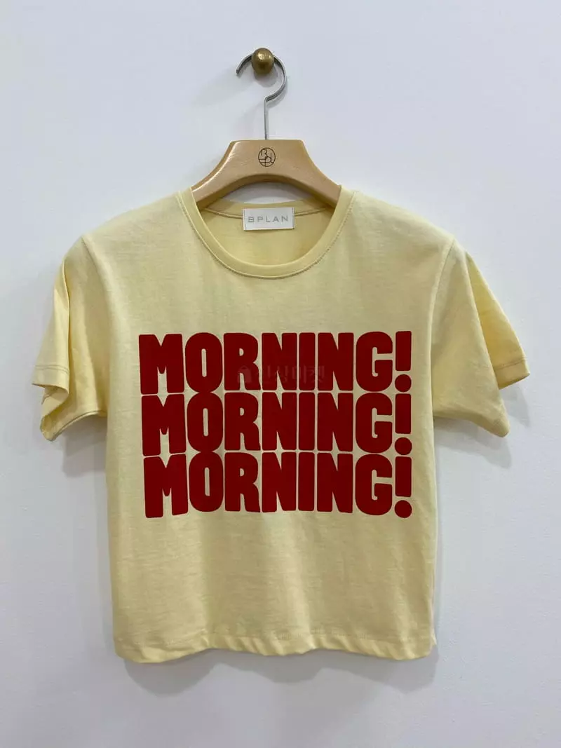 Bplan - Korean Women Fashion - #womensfashion - Morning Tee - 5