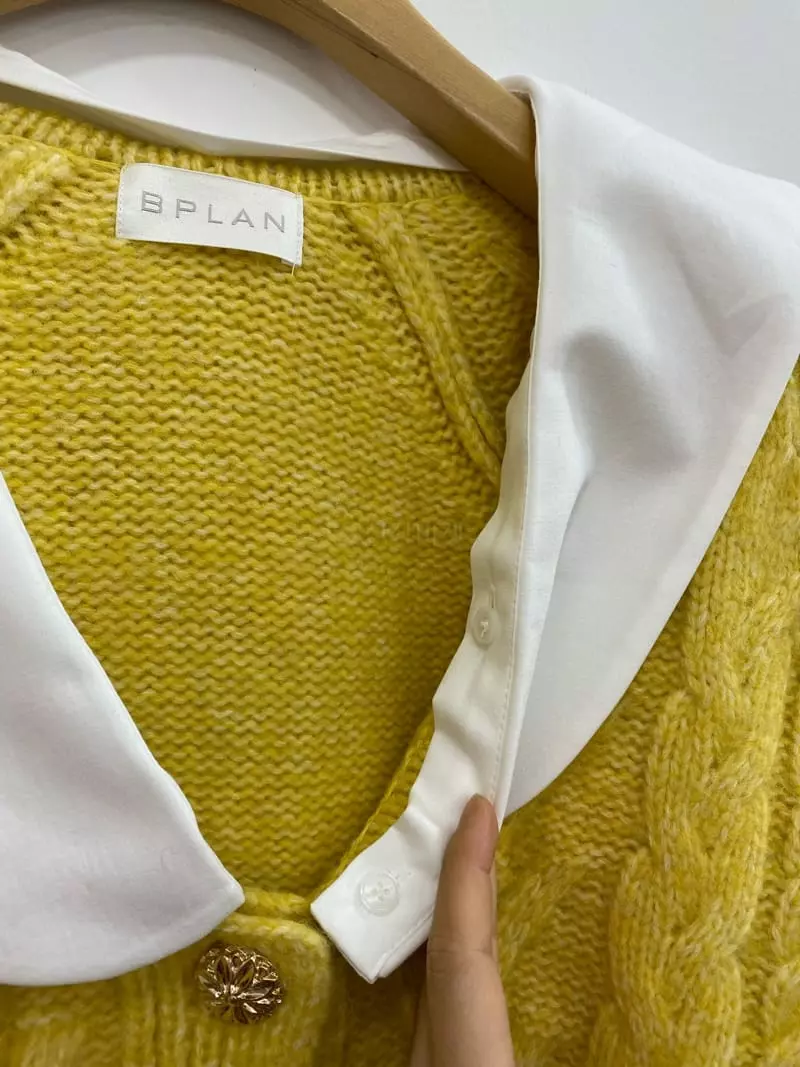 Bplan - Korean Women Fashion - #momslook - Gage Wooben Cardigan - 4