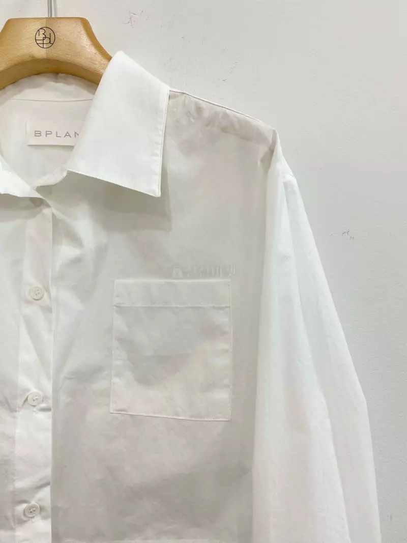 Bplan - Korean Women Fashion - #womensfashion - Crop Blouse - 3