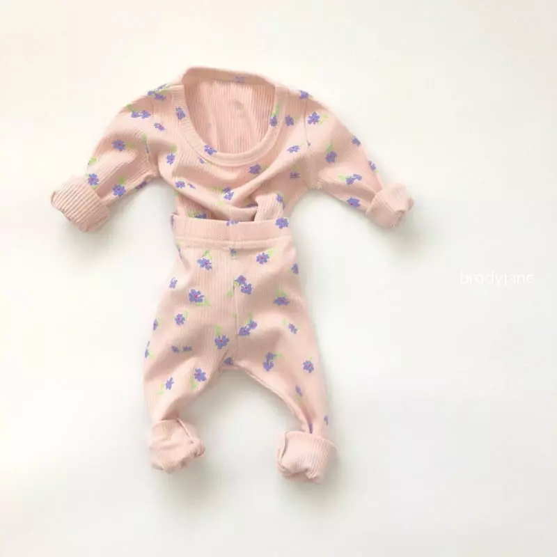 Brody Jane - Korean Baby Fashion - #babyboutique - Daisy Rib Set - 9