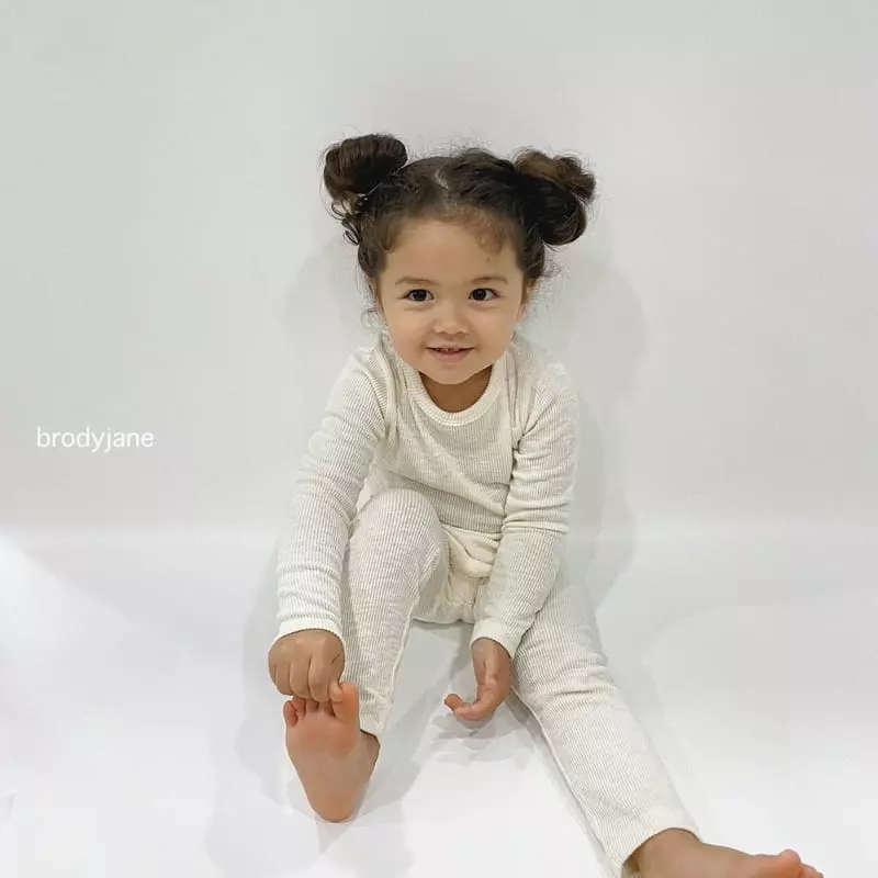 Brody Jane - Korean Baby Fashion - #babyboutique - Slub Long Sleeves Set - 6