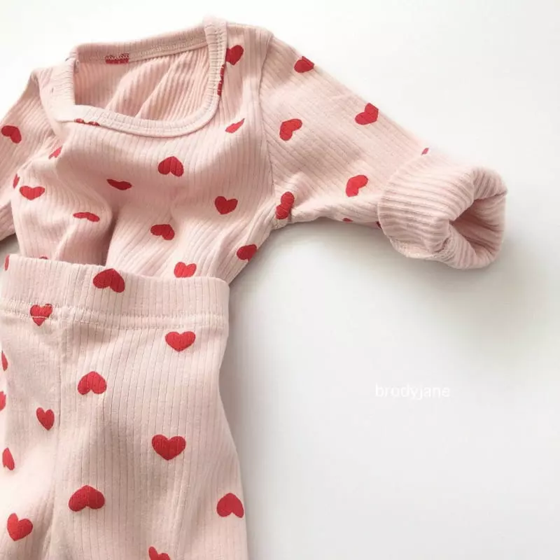 Brody Jane - Korean Baby Fashion - #babyboutiqueclothing - Hear Rib Set - 11