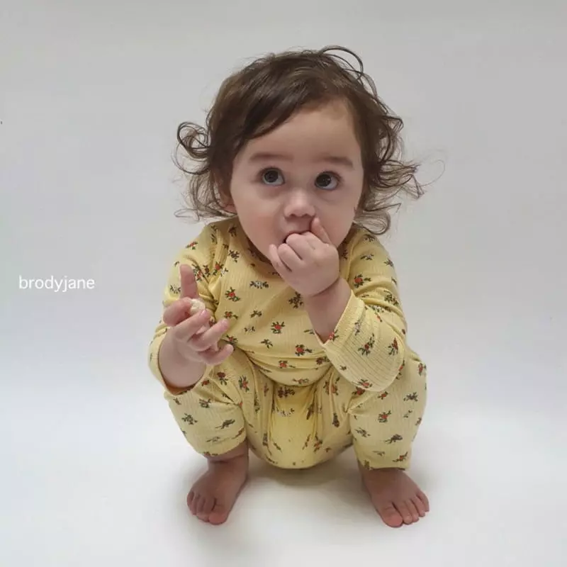 Brody Jane - Korean Baby Fashion - #babyboutiqueclothing - Flower Rib Set - 9