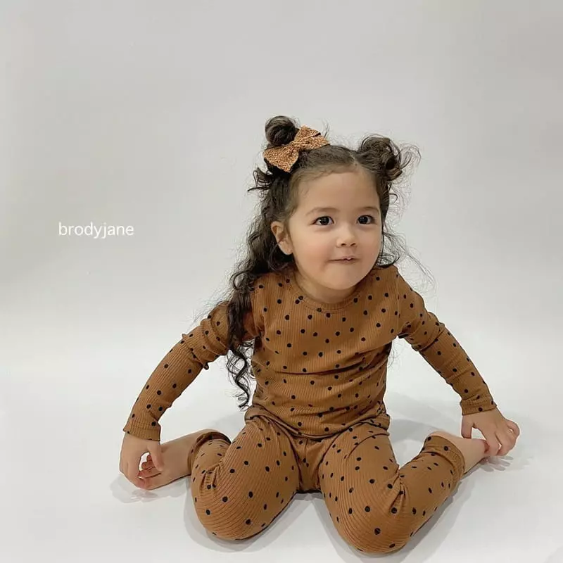 Brody Jane - Korean Baby Fashion - #babyboutique - Dot Rib Set - 4