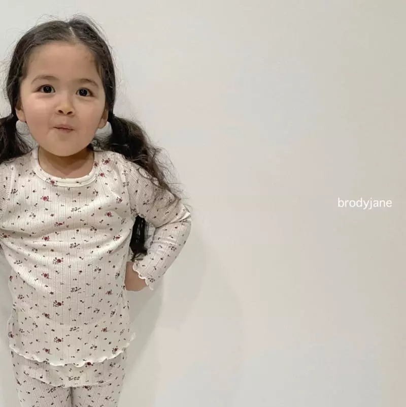 Brody Jane - Korean Baby Fashion - #babyclothing - Flower Eyelet Frill Set - 2