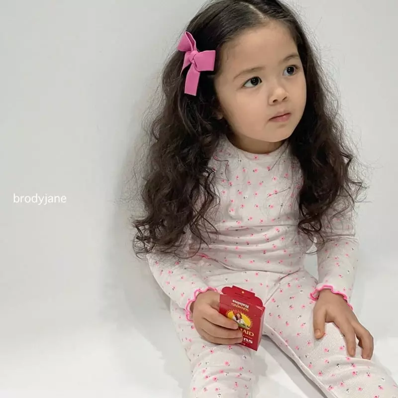 Brody Jane - Korean Baby Fashion - #babyclothing - Flower Rib Set - 4