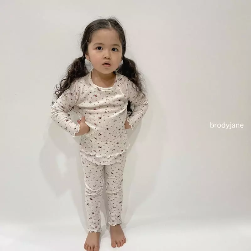 Brody Jane - Korean Baby Fashion - #babygirlfashion - Flower Eyelet Frill Set - 5