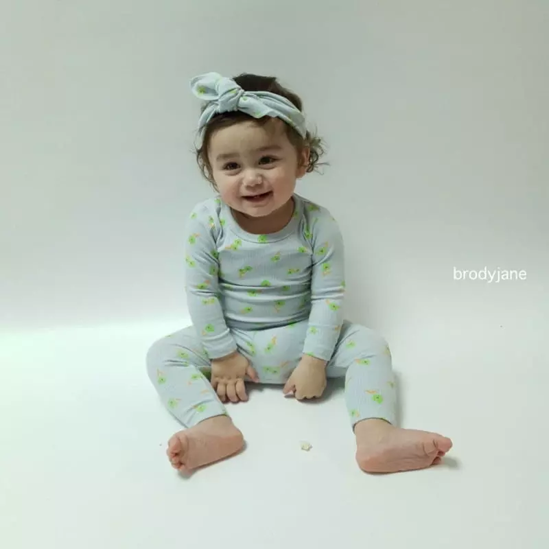 Brody Jane - Korean Baby Fashion - #babyootd - Daisy Rib Set - 2