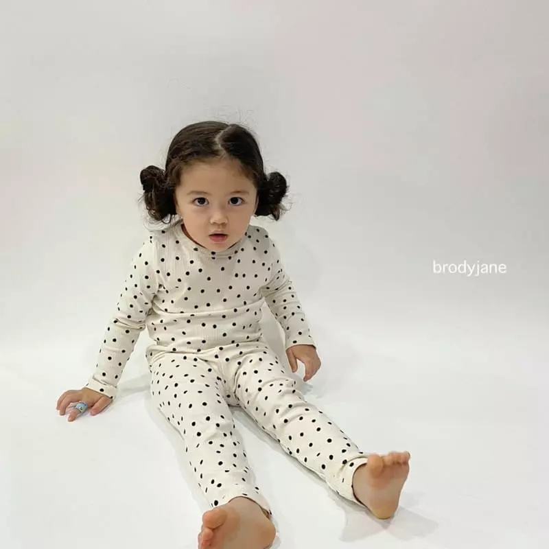 Brody Jane - Korean Baby Fashion - #babyootd - Dot Rib Set - 11