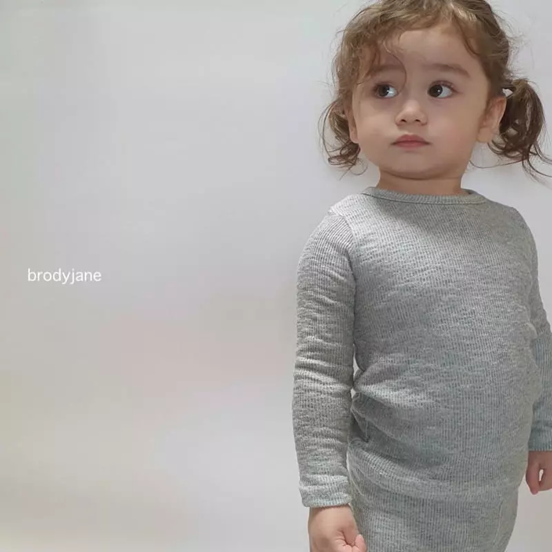 Brody Jane - Korean Baby Fashion - #babywear - Slub Long Sleeves Set - 2