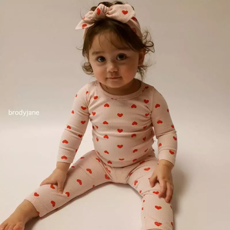 Brody Jane - Korean Baby Fashion - #onlinebabyshop - Hear Rib Set - 8