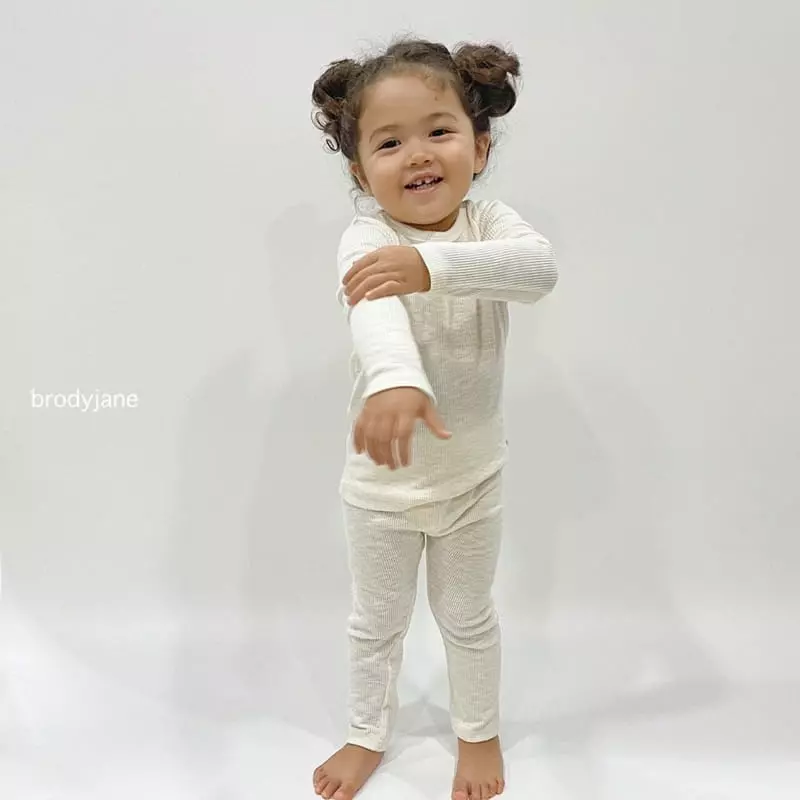 Brody Jane - Korean Baby Fashion - #onlinebabyboutique - Slub Long Sleeves Set - 4