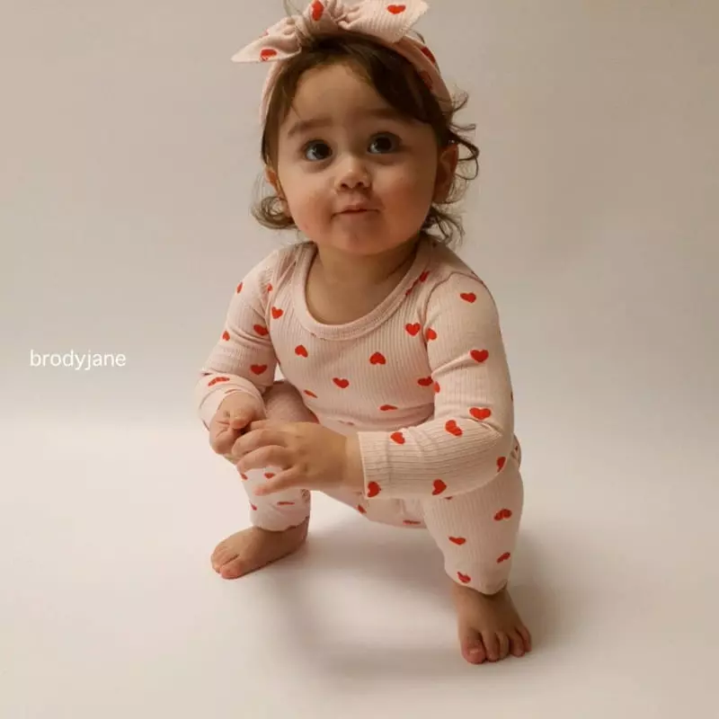 Brody Jane - Korean Baby Fashion - #smilingbaby - Hear Rib Set - 9