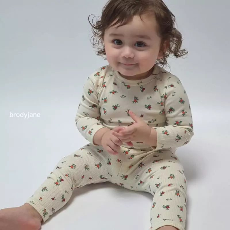 Brody Jane - Korean Baby Fashion - #smilingbaby - Flower Rib Set - 7