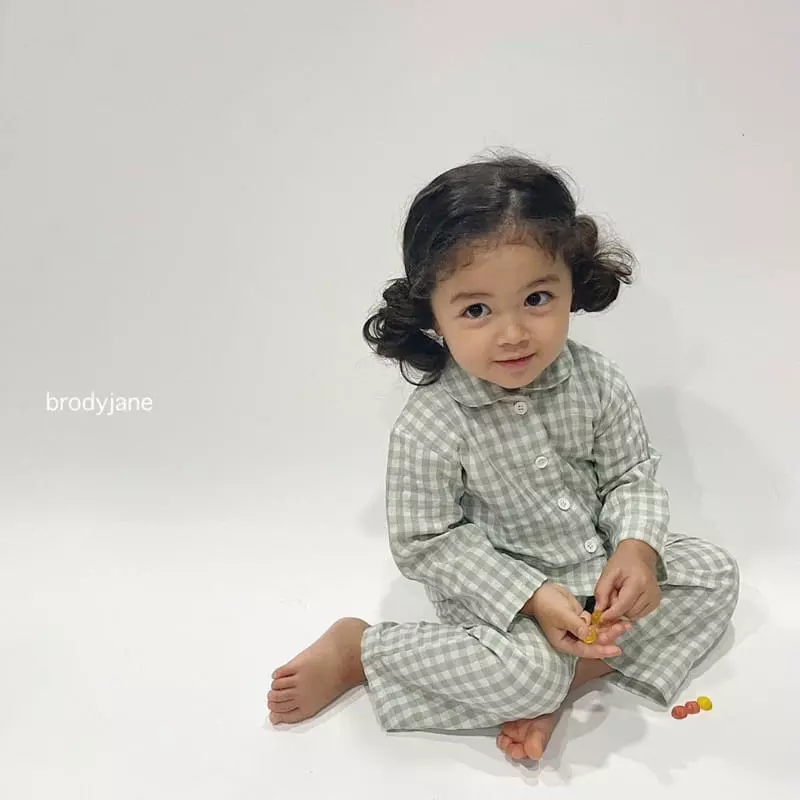 Brody Jane - Korean Children Fashion - #prettylittlegirls - Mono Check Pajama - 4