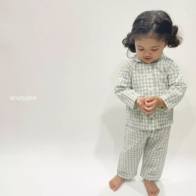Brody Jane - Korean Children Fashion - #childofig - Mono Check Pajama - 5