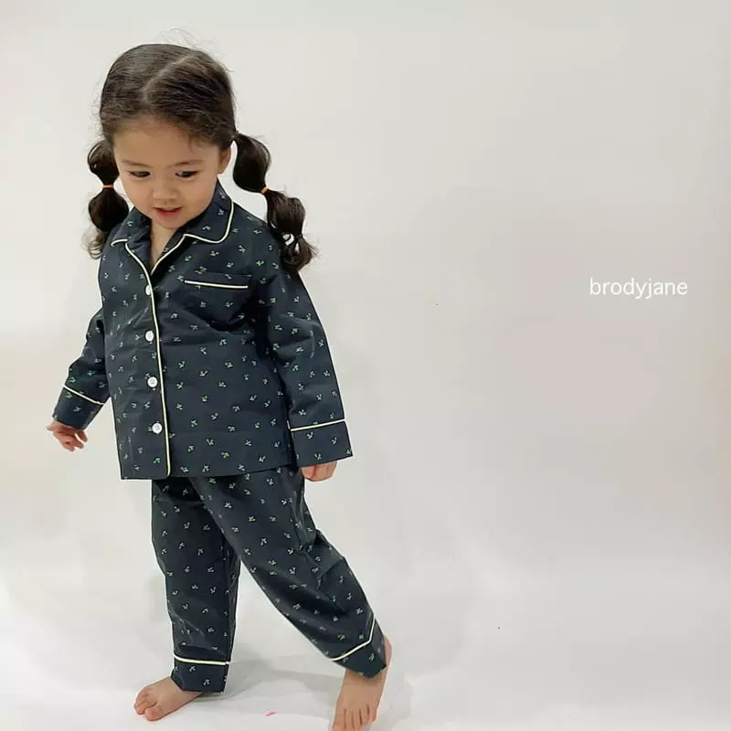 Brody Jane - Korean Children Fashion - #childrensboutique - Cherry Ping Pajama - 8