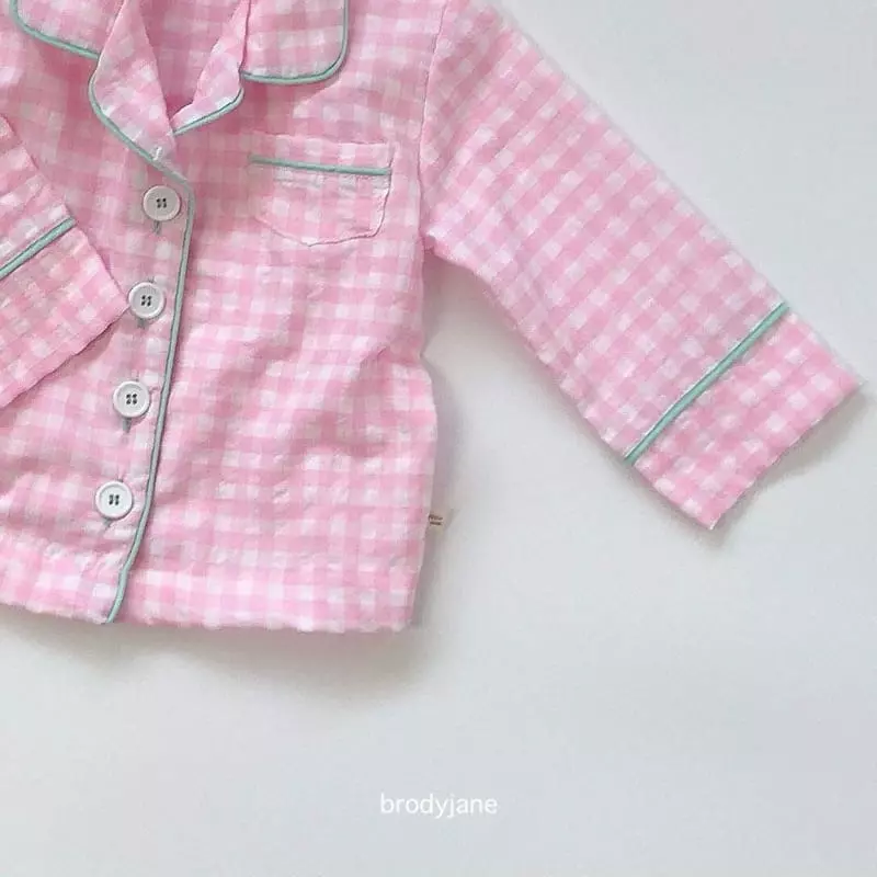 Brody Jane - Korean Children Fashion - #childrensboutique - Basic Check Pajama - 7