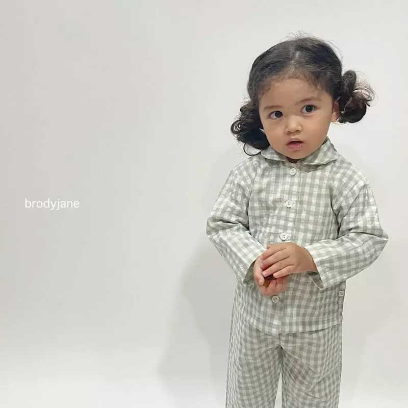 Brody Jane - Korean Children Fashion - #childrensboutique - Mono Check Pajama - 6