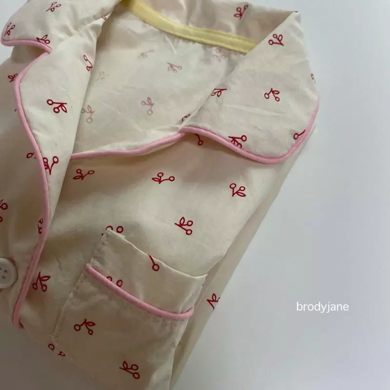 Brody Jane - Korean Children Fashion - #fashionkids - Cherry Ping Pajama - 11