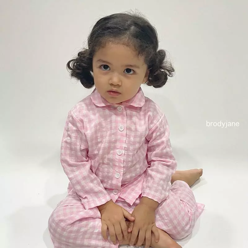 Brody Jane - Korean Children Fashion - #kidsshorts - Mono Check Pajama - 10