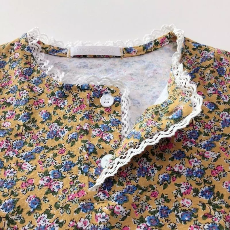 Brody Jane - Korean Children Fashion - #kidsshorts - Flower Lace Set - 11