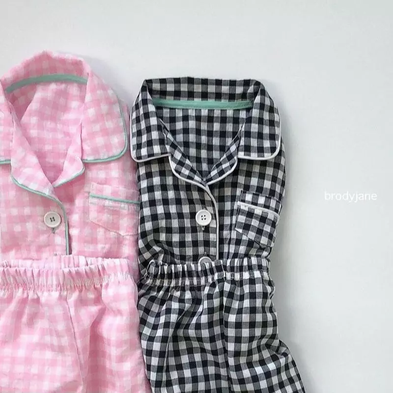 Brody Jane - Korean Children Fashion - #kidsstore - Basic Check Pajama - 12