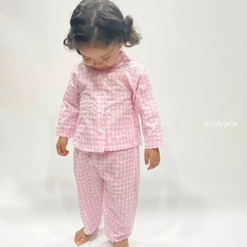 Brody Jane - Korean Children Fashion - #kidsstore - Mono Check Pajama - 11