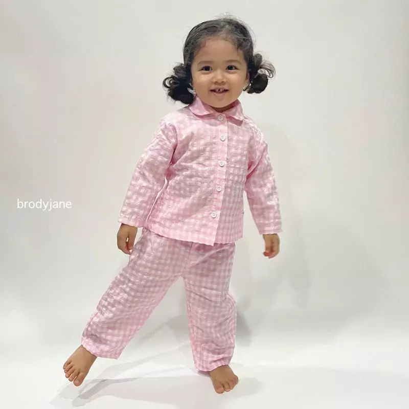 Brody Jane - Korean Children Fashion - #kidzfashiontrend - Mono Check Pajama - 12