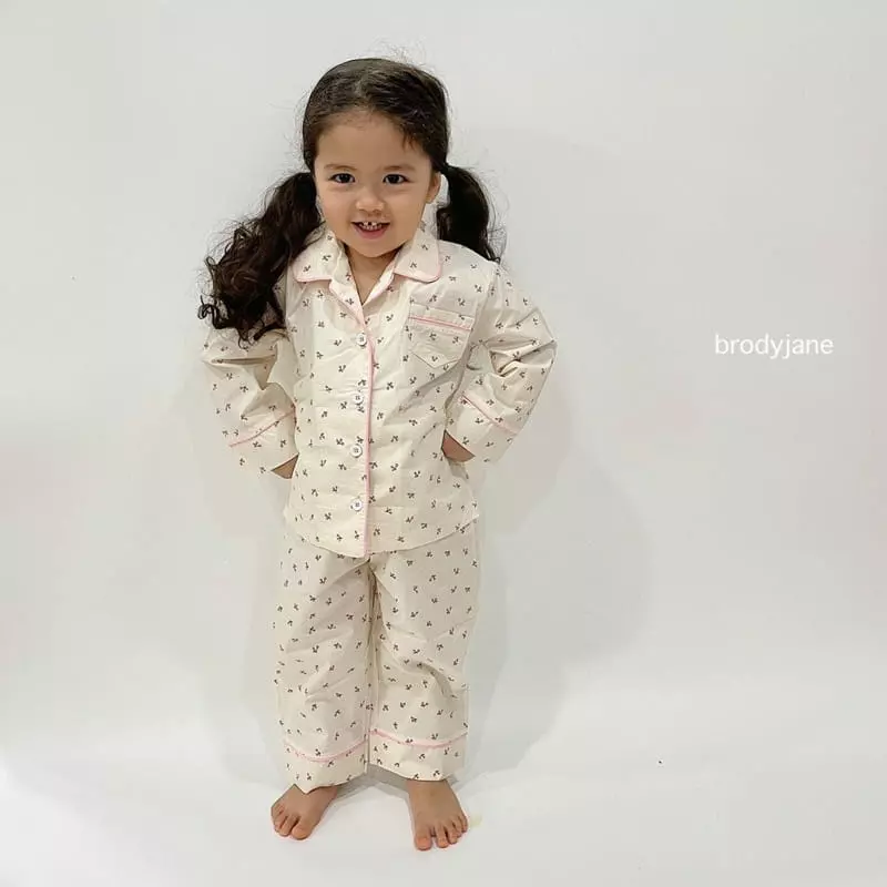 Brody Jane - Korean Children Fashion - #littlefashionista - Cherry Ping Pajama - 2