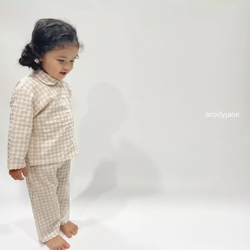 Brody Jane - Korean Children Fashion - #minifashionista - Mono Check Pajama - 2