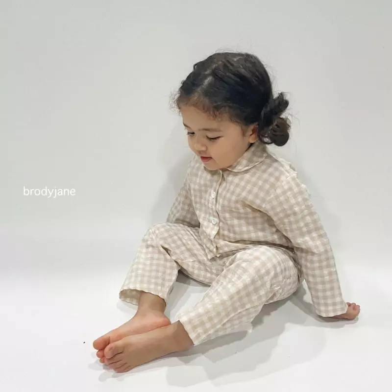 Brody Jane - Korean Children Fashion - #prettylittlegirls - Mono Check Pajama - 3