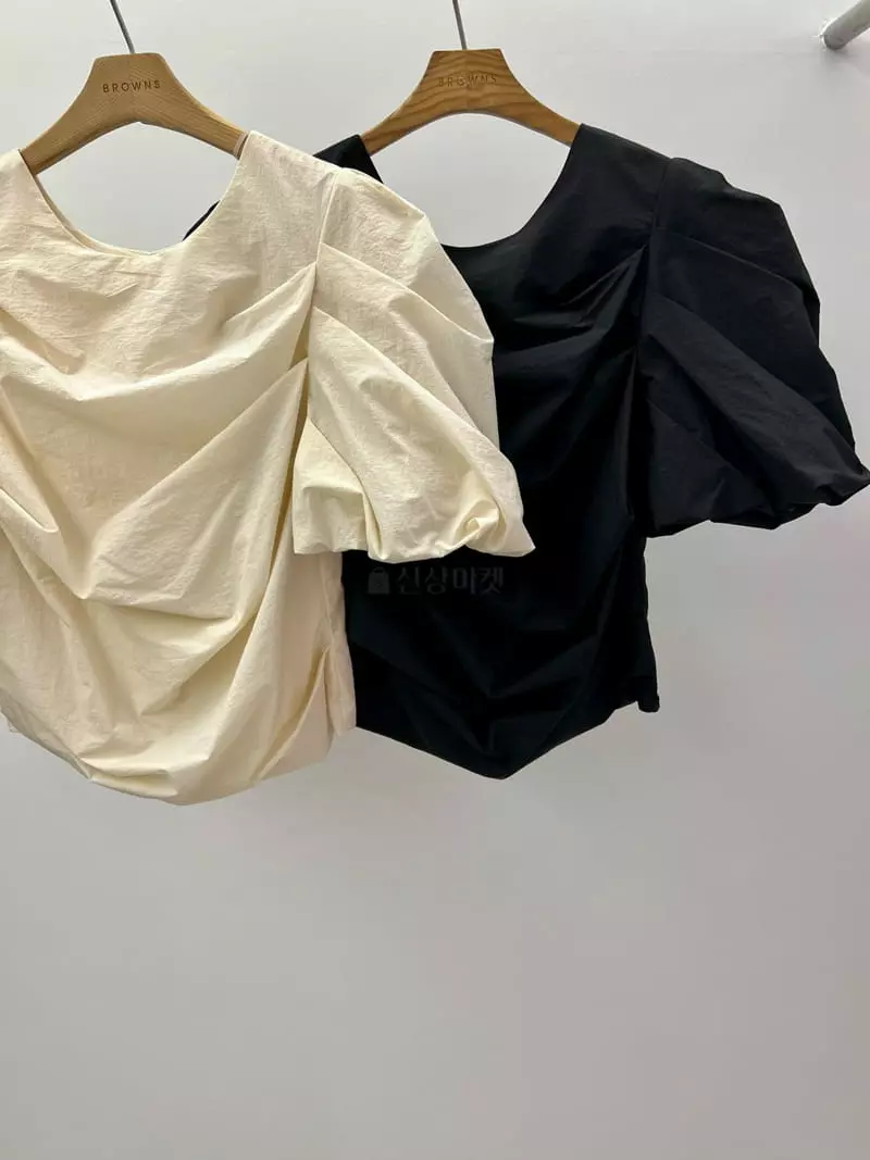 Browns - Korean Women Fashion - #pursuepretty - Balloon Blouse - 2