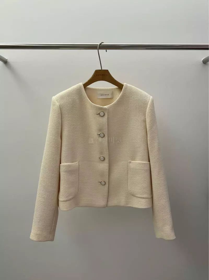 Browns - Korean Women Fashion - #romanticstyle - Mumu Tweed Jacket - 7