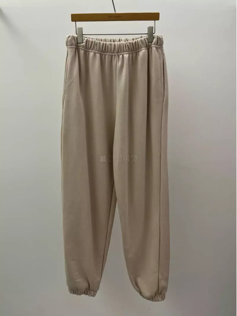 Browns - Korean Women Fashion - #womensfashion - Simple Jogger Pants - 6