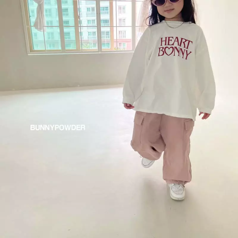 Bunny Powder - Korean Children Fashion - #stylishchildhood - Heart Bunny Tee - 4