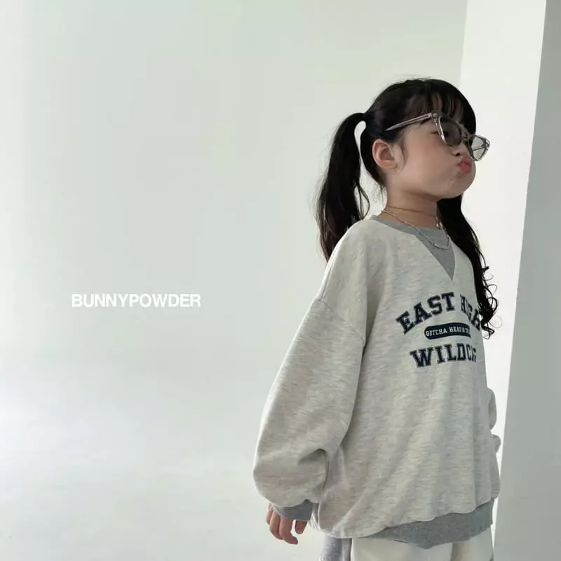 Bunny Powder - Korean Children Fashion - #childrensboutique - Logo Sweatshirt - 4