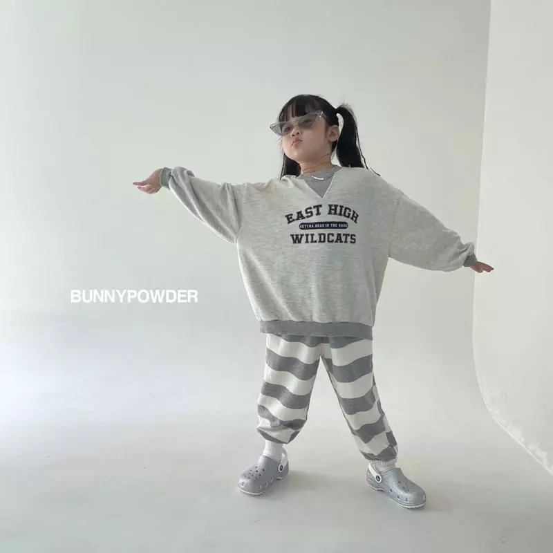 Bunny Powder - Korean Children Fashion - #discoveringself - Logo Sweatshirt - 5