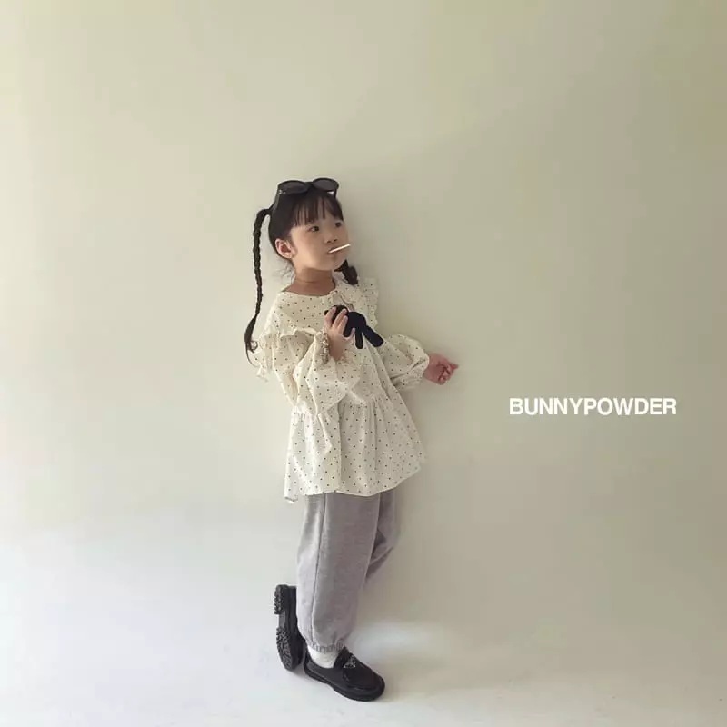 Bunny Powder - Korean Children Fashion - #kidsshorts - Luna Blouse - 5