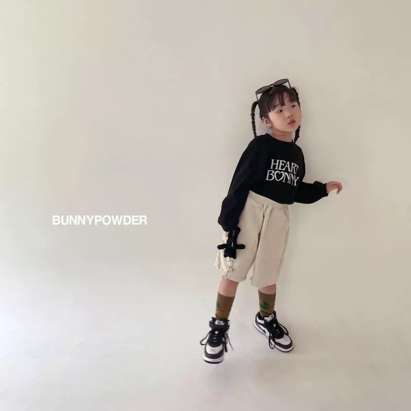 Bunny Powder - Korean Children Fashion - #kidsshorts - Heart Bunny Tee - 9