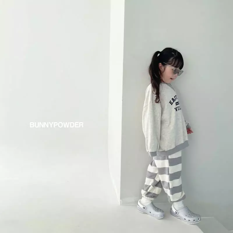 Bunny Powder - Korean Children Fashion - #kidzfashiontrend - Logo Sweatshirt - 9