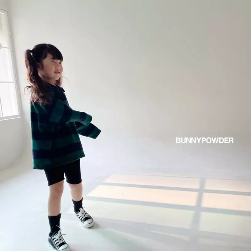 Bunny Powder - Korean Children Fashion - #kidzfashiontrend - Waffle Biker Leggings - 12
