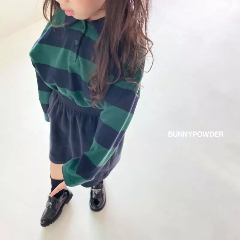Bunny Powder - Korean Children Fashion - #littlefashionista - Paul Collar Tee