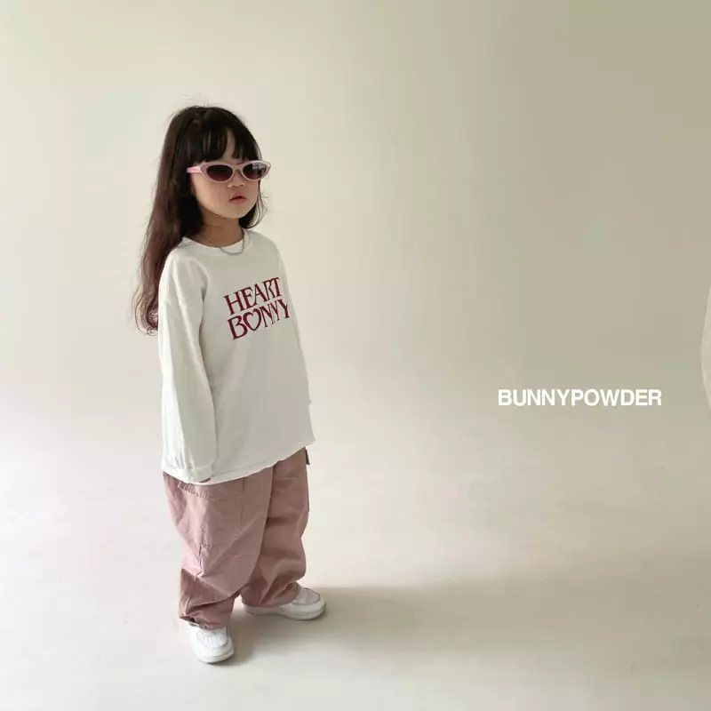 Bunny Powder - Korean Children Fashion - #stylishchildhood - Heart Bunny Tee - 3