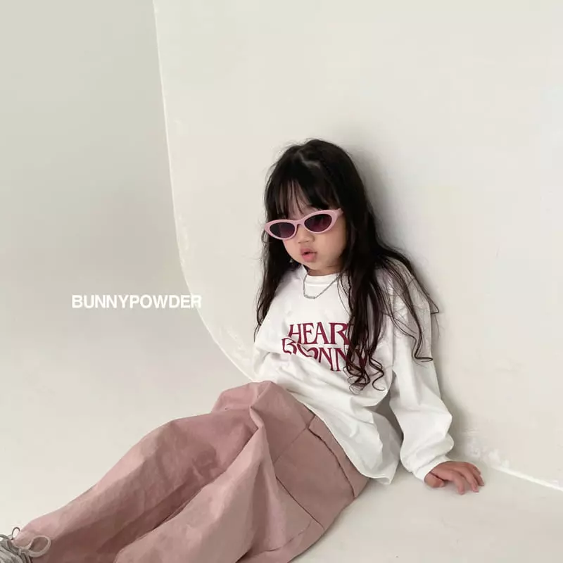 Bunny Powder - Korean Children Fashion - #todddlerfashion - Heart Bunny Tee
