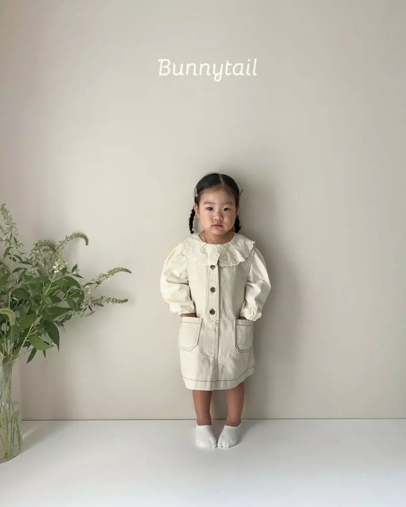 Bunnytail - Korean Children Fashion - #childofig - Cozy Denim One-piece - 9