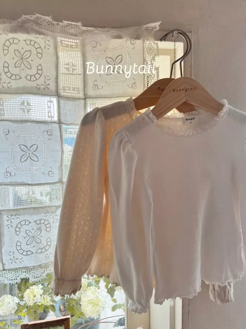 Bunnytail - Korean Children Fashion - #childofig - Eyelet Puff Tee - 5
