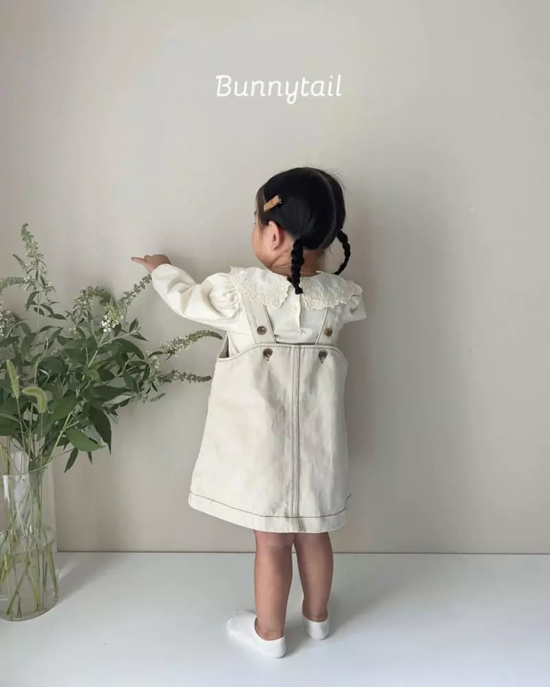 Bunnytail - Korean Children Fashion - #childrensboutique - Cozy Denim One-piece - 10